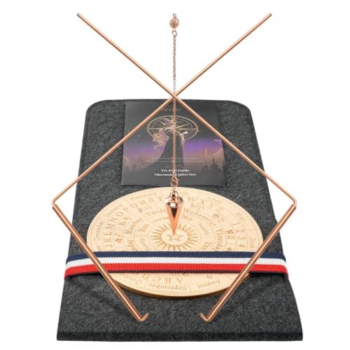 Yncotte 99.9% Copper Dowsing Rods - 2-Pack Divining Rods with Bag - Copper Bars Ghost Hunting Equipment & Witchcraft Divination Tools, Detect Gold, Water, Spirits, Upgrade Set