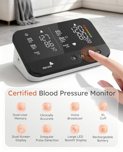 Blood Pressure Monitor FSA&HSA Eligible, Clinical Accurate, Birthday Gifts - Thumbnail 6