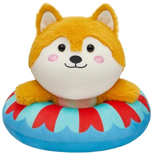 OLAOLA Shiba Inu Plush, Soft Stuffed Animal Dog Pillow Toy, 11 Inch Cute Birthday Gift for Kids Boys Girls