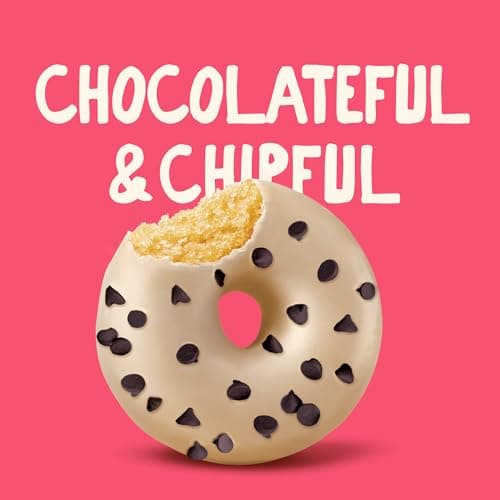 Donutful Chocolate Chip Mini Donuts – Baked Not Fried, Less Sugar, Nothing Artificial, Non-GMO, Individually Wrapped Snack Packs (30 Donuts/Box) - Thumbnail 2
