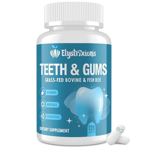 Gum Restore, Gum Repair for Receding Gums – Oral Health Formula with 3B CFU Oral Probiotics, Calcium & Phosphorus, Vitamins D3, K2 & C, Supports Tooth Remineralization, Oral Balance & Fresh Breath