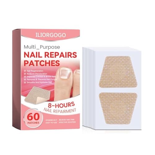 Fungal Nail Patches 60 Pcs – Extra Strength Hydrogel Treatment for Toenail Fungus, Upgraded Overnight Repair Nail Patches, 8-Hour Nighttime Nail Fungus Patches for Nail Fungus Treatment - Image 1