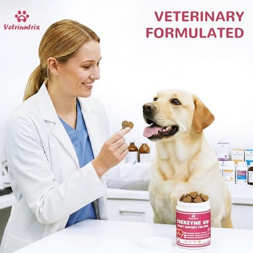 Vetriuntrix Heart Support Supplement for Dogs, Taurine for Senior & Puppy Dogs, Dog Multivitamin with CoQ10 & L-Carnitine for Heart, Cardiovascular & Antioxidant Support - 200ct - Thumbnail 6