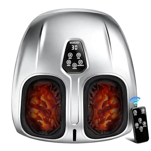 Musugy Foot Massager with Heat and Compression 2026 Upgraded Shiatsu Style - Image 1