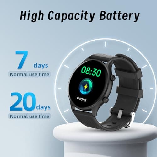 Smart Watches for Women,Fitness Smart Watch (Answer/Make Call), 1.4"Screen Waterproof Smart Watches with 123 Sports Modes/Heart Rate Monitor/Sleep Tracker, Watches for Women for Android iOS Black - Thumbnail 6