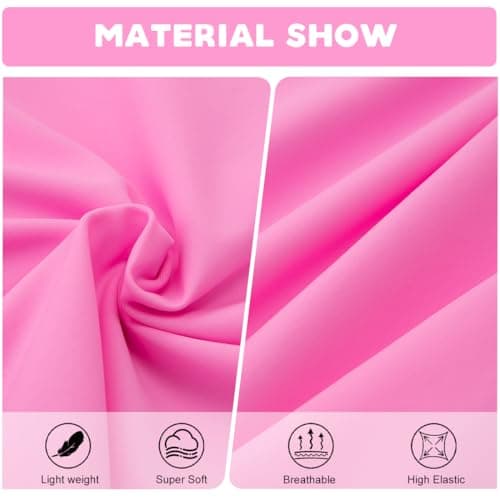 Alakuoti Girls Rash Guard Swimsuit Two Piece Bathing Suit UPF 50+ Sun Protection Long Sleeve Swimwear Size 8 Pink Flower - Thumbnail 3