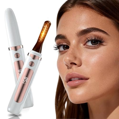 KiiNii Heated Eyelash Curler, 24-Hour Long-Lasting Curl Electric Eyelash Curler - White - Image 1