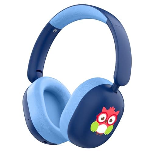 LOBKIN Kids Headphones Bluetooth 6.0,Over Ear Kids Headphones Wireless with Mic 55H Playtime AUX Cord 85dB Safe Volume Limited Foldable Design for Boys Girls Travel/School/iPad - Image 1