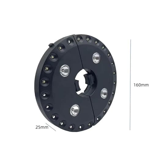 HFLYJPYW Patio Umbrella Light 3 Brightness Modes Cordless 28 LED Lights-4 x AA Battery Operated,Umbrella Pole Light for Patio Umbrellas,Camping Tents or Indoor Use (Warm White) - Thumbnail 2