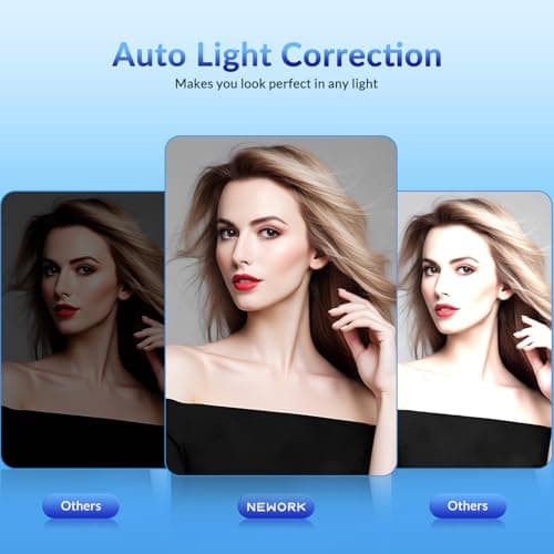 NEWORK 4K Webcam for PC with Stable Auto Focus, Smooth Video, 2 Noise-Cancelling Microphones, USB Plug & Play, Ideal for Online Teaching, Meetings, and Remote Communication - Thumbnail 5