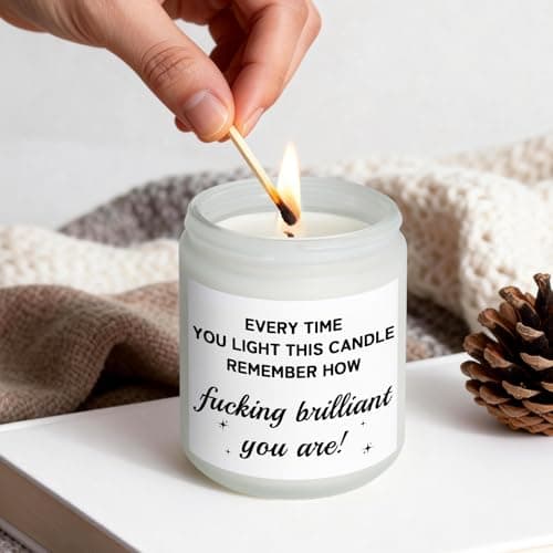 Funny Mothers Day Gifts for Mom from Daughter Son, Unique Mother's Day Presents for Wife from Husband, Gifts for Mom Friends Coworkers Gift Ideas, Encouragement Birthday Gift for Women, Candles - Thumbnail 6