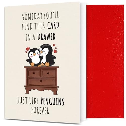 OOPERAY Valentines Day Him Gifts, Valentines Day Card Gifts for Her, Men Women Valentines Gift, Anniversary Birthday Love Gift for Husband Wife, Funny Card for Boyfriend Girlfriend