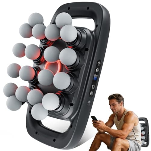 Beown 20 Head Massage Gun Deep Tissue, Back Muscle Massager with 3 Modes & 30 Intensity Levels for Legs, Waist, Back, Neck, Portable Percussion Massage Gun for Pain Relief, Ideal Gift for Women, Men - Image 1