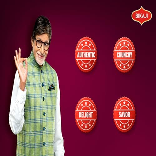 Bikaji Badam Laccha Pancharatna 12.34 oz (350g), Indian Snacks, Premium Indian Namkeen Snack with Almonds, Cashews & Raisins, Crunchy and Spicy Party Mix, Authentic Taste from Bikaner,Everyday Munching, Tea-Time Treat - Thumbnail 3