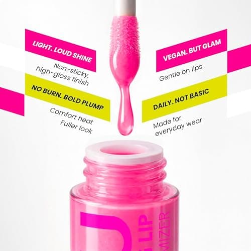 Je’MYU Korean Plumping Lip Gloss with Glycerin & Peptide – Non-Sticky Hydrating Lip Plumper, Natural Pink Tint, High Shine Korean Makeup, 4.5 ml - Thumbnail 6