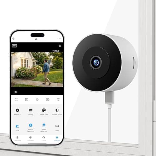 owltron Window Camera 3MP, 5G & 2.4GHz WiFi Indoor Cameras for Home Security with Al Color Night Vision, Human/Motion Detection, Anti-Glare, 24/7 Recording, Real-Time Alerts, Easy & Quick Install - Image 1