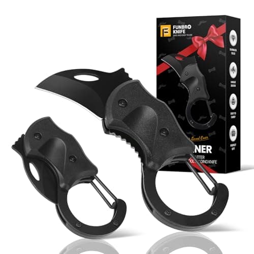 FUNBRO Small Pocket Knife Fathers Day Dad Gifts for Men, EDC Box Cutter, Anniversary & Birthday Gifts for Him, Mens Stocking Stuffers Gifts for Boyfriend Husband Grandpa from Daughter Wife Son - Image 1