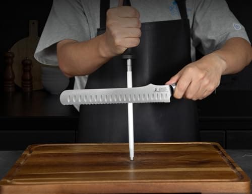 CoquusAid Bread Knife for Homemade Bread, 10.6 Inch Multifunction Serrated Knife, Razor Sharp Slicer, High Carbon German Steel Bread Cutter, Ergonomic Handle Design for Sourdough Turkey Fruit Cutting - Thumbnail 2