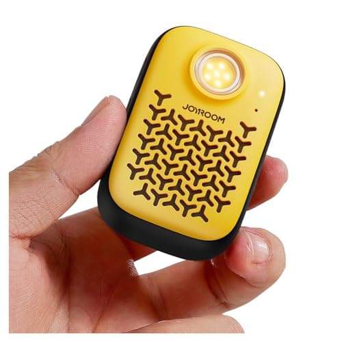 JOYROOM Wearable Bluetooth Speakers, Clip-On Wireless IP67 Waterproof Small Portable Magnetic Speaker with Light, Clean Sound/Bluetooth 5.4/ENC Built-in Mic/Lightweight Speaker for Outdoor/Work