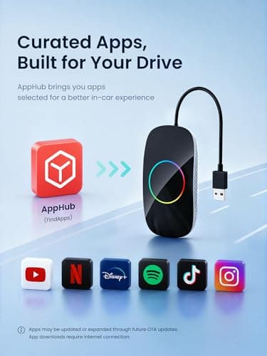 ATOTOOUT Wireless CarPlay Adapter, Magic AI Box with HDMI Output - Thumbnail 6