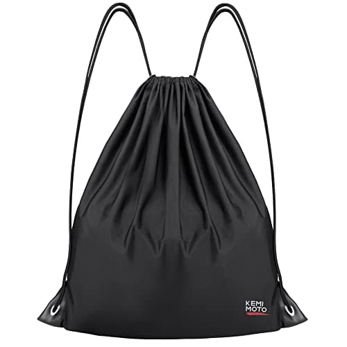 KEMIMOTO Helmet Bag, Large Capacity Lightweight Drawstring Backpack for Motorcycle Dirt Bike Motocross Bicycle Racing ATV UTV Snowmobile Snowboard Skiing Cycling Riding Welding Sports Helmet