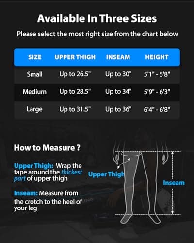 FIT KING Upgraded Leg Massager Recovery Boots, Professional Air Compression Recovery System for Circulation & Athlete-Level Fast Recovery, Cordless Rechargeable Compression Boots (Medium) - Thumbnail 5