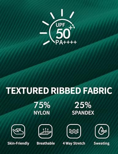 Charmo Womens One Shoulder Bikini Sets High Waisted Tummy Control Bathing Suits Ribbed Scalloped 2 Piece Swimsuits 2026 Teal M - Thumbnail 6