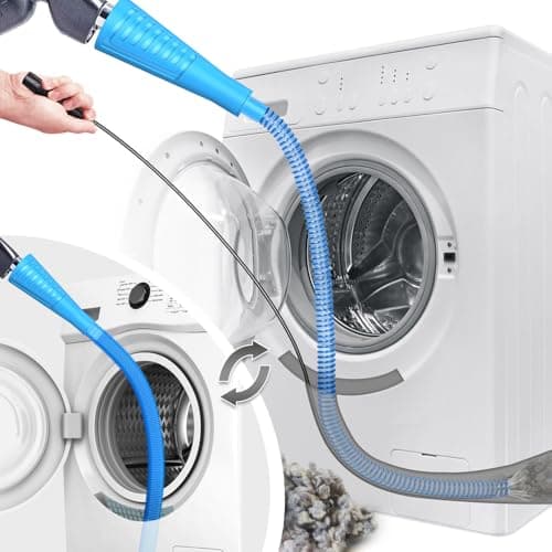 Sealegend 2 Pieces Dryer Vent Cleaner Kit Dryer Lint Vacuum Attachment, Dryer Vent Cleaning Lint Remover 2 Hoses Tools for Home Improvement - Image 1