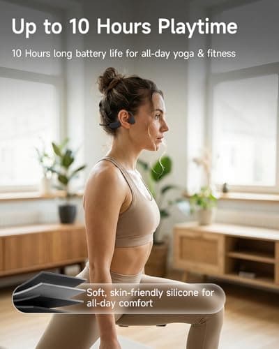 Swimming Headphones, Bone Conduction Headphones, Built-in MP3 Player with 32GB Memory, 10H Playtime, Bluetooth 6.0, IP68 Waterproof Open Ear Headphones for Swimming Underwater, Running, Surfing - Thumbnail 4