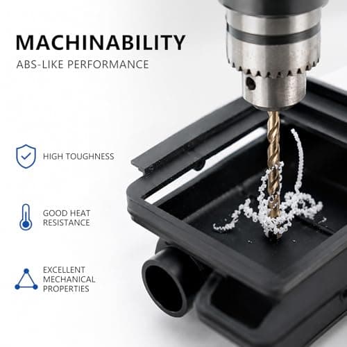 Cretbee ABS-Like 3D Printer Resin, 1kg High Toughness Heat-Curable Resin, Non-Brittle Engineering Resin for Functional Parts, 405nm UV-Curing LCD/DLP/MSLA 3D Printing Liquid - Light Gray, 1000g - Thumbnail 3
