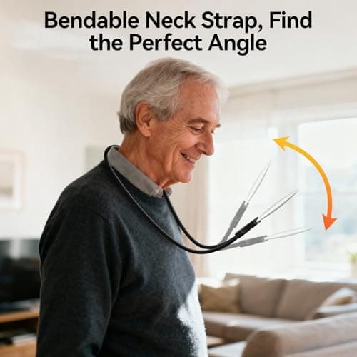 2 in 1 Hands Free Magnifying Glass, Desktop Cell Phone Stand, 10X 20X Magnifying Glass for Reading, Flexible Lazy Bracket DIY Free Rotating on Table, for Sewing, Cross-Stitching - Thumbnail 5