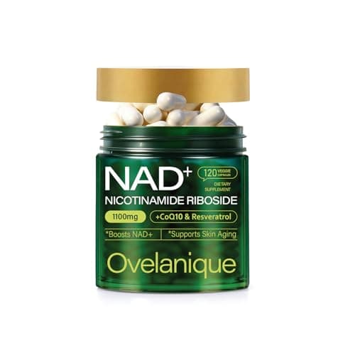 Ovelanique NAD Supplement with Nicotinamide Riboside & Resveratrol |NMNH Supplement Alternative| NAD+ Complex with Quercetin Phytosome & CoQ10 | Liposomal Delivery,120 Capsules(Packaging May Vary) - Image 1