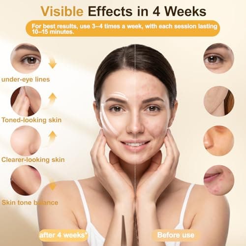 Red Light Therapy Mask for Face: 4 Modes LED Face Mask For Wrinkles with 850nm(NIR) & 630nm Red Light Mask For Glowing Skin At-Home, Infrared Light Mask with 3000mAh Controller, Timer, 276 Led Beads - Thumbnail 5
