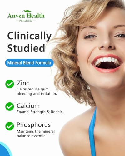 Anven Health Oral Probiotics Lozenges for Mouth Bad Breath & Gum Repair - 6 Strains with Prebiotic, Zinc & Ca for Dry Mouth Relief, Enamel Shield, Mint Flavor with Xylitol - 90 Lozenges, Sugar-Free - Thumbnail 4