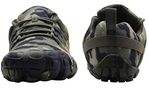 Weweya Womens Running Shoes Wide Cross Training Zero Drop Gym Treadmill Female Workout Bike Minimalist Barefoot Sneakers Boxing Kickboxing Camouflage US Size 10 - Thumbnail 6