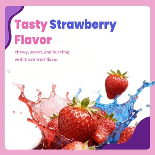 VCCVBB All-in-One Women's Multivitamin Gummies with Complete Vitamin & Mineral Complex, Herbal Blends for Energy, Overall Health, High Potency Hair Skin and Nails Vitamins, Strawberry Flavor, 60 Count - Thumbnail 6