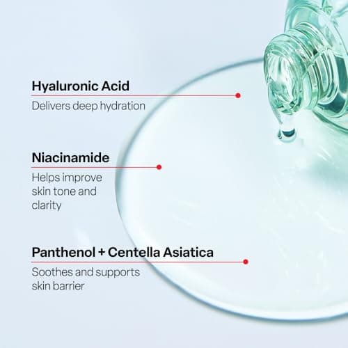 Dr. G R.E.D. Blemish Clear Hyal-Cica Soothing Serum - Korean Skincare - Long-Lasting, Hydrating Serum for All Skin Types - Cools Skin Temperature - Hyaluronic Acid & Centella Asiatica - 1.69 fl oz - Thumbnail 4