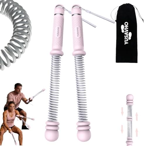 Adjustable Ropeless Battle Ropes for Home Gym for Men & Women, Quiet Air Resistance Heavy Duty Cordless Battle Rope,Exercise Ropes with Variable Resistance, Strength & Low-Impact Cardio for HIIT - Image 1