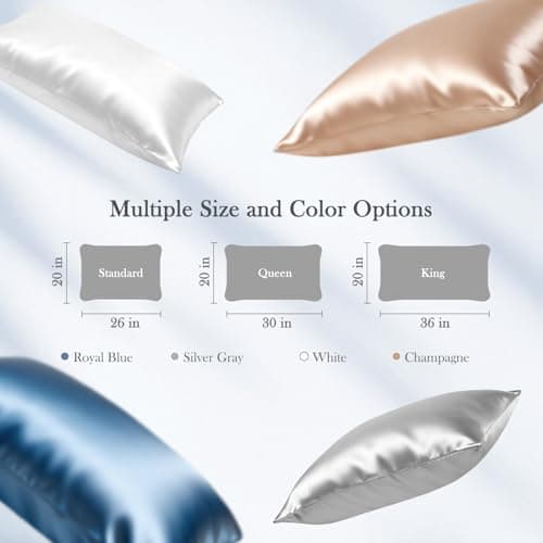 Avolare Cooling Pillow Cases Queen Size Set of 2, Arc-Chill 3.0 Cooling Pillow Cases for Hot Sleepers, Gentle on Hair and Skin, Zipper Pillow Cover, Machine Washable(Silver Gray) - Thumbnail 6