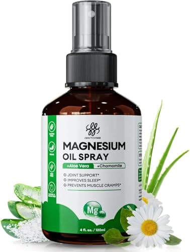 2 Pack Magnesium Oil Spray - Magnesium Spray for Feet & Body, Leg Cramps, Joint Health & Sleep Support, Nourish Skin - Topical and Natural Oil, 4oz