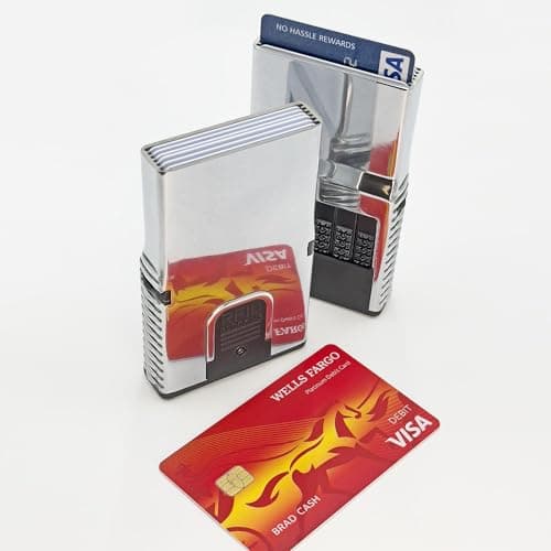 ACM 3.0 Solid Aluminum RFID Blocking Wallet - Premium Metal Wallet with Exact Card Selection, Scratch Free Card Storage, Removable Cash Clip (Trophy Polished) - Thumbnail 5