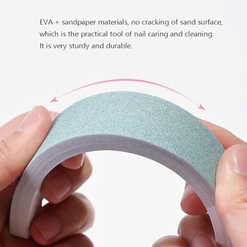 Nail Files and Buffers - TONOKAILS 18Pack Manicure Tools Kit, Nail File Set Double Sided Nail Files for Acrylic Dip Nails, 6Pcs Four Sided 120 Grit Nail Buffer Block Sponge Polished for Home Salon - Thumbnail 4