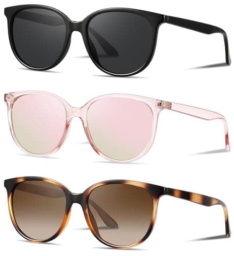 YMRFW Retro Polarized Sunglasses for Women Men Classic Vintage Style Trendy Shade UV400 Protection Lens - Image 1