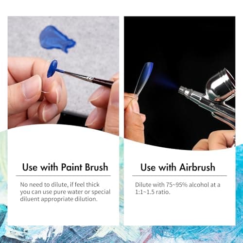 Miniature Paints Set - 16pcs 20ml Miniature Paints Set, with 1 Kolinsky Brush, Acrylic Model Paint Set for Fantasy and Wargame Figures - Thumbnail 4