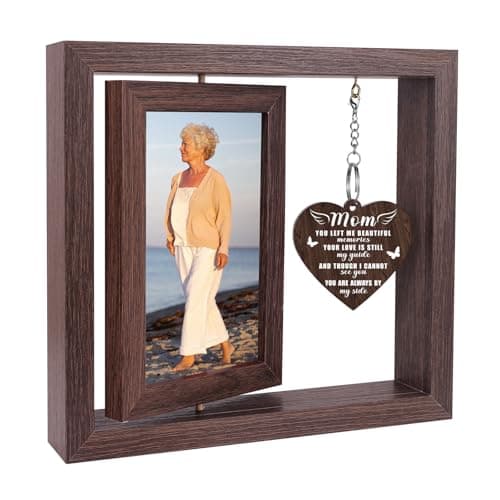 Boiveco Memorial Gifts for Loss of Mom, Sympathy Gift for Loss of Mom Memorial Picture Frame, In Memory of Mother Grief Remembrance Bereavement Funeral Condolence Gifts for Loss of Mother, Display Two 4x6 Photos - Image 1