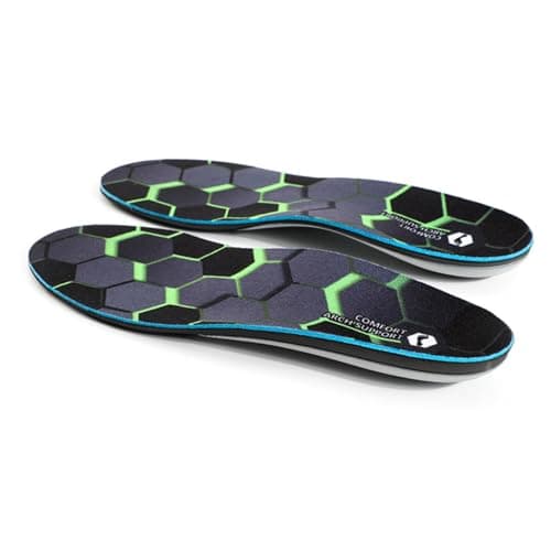 XINIFOOT High Arch Support Insoles, Orthotics Running Insoles for Arch Pain - Pronation - Metatarsalgia Pain Relief, Plantar Fasciitis Shoe Inserts for Women (Green 1 Pair)