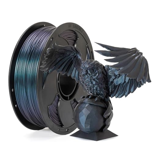 Chameleon Burnt Titanium 1.75mm PLA Filament with Glitter Sparkle, Metallic Smooth Color Transition 3D Filament 1kg (2.2lbs) Spool Perfectly Hide The Layer Line - Image 1