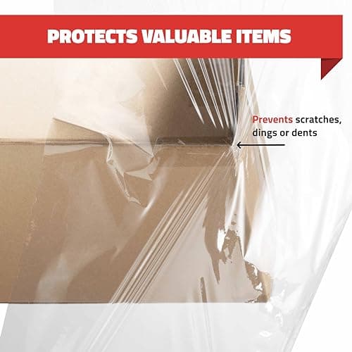 Stretch Wrap with Handle Industrial Strength 2 Pack 11" x 1000 Ft 60 Gauge Thick Shrink Wrap Roll for Moving Supplies, Furniture, Pallets, Plastic Wrap for Packing, Heavy Duty Stretch Film - Thumbnail 4