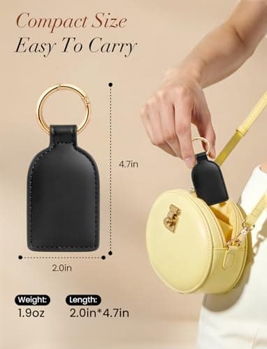 Niveaya Magnetic Hat Clip for Travel, Strong Magnet Holder for Hats, Chic Hands-Free Travel Essentials for Beach Cruise Vacation, Secures Hats on Tote Bags Purse Backpacks Luggage, 1-Pack Black - Thumbnail 6
