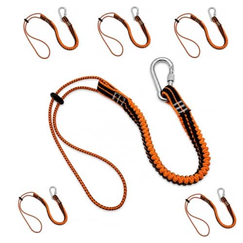 KKIKK 6 Pack Retractable Tool Lanyard - Secure Your Tools with Ease - Image 1